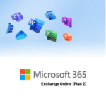 Exchange Online (Plan 2), Microsoft Exchange email hosting, enterprise email India, Microsoft 100 GB mailbox, secure cloud email with DLP